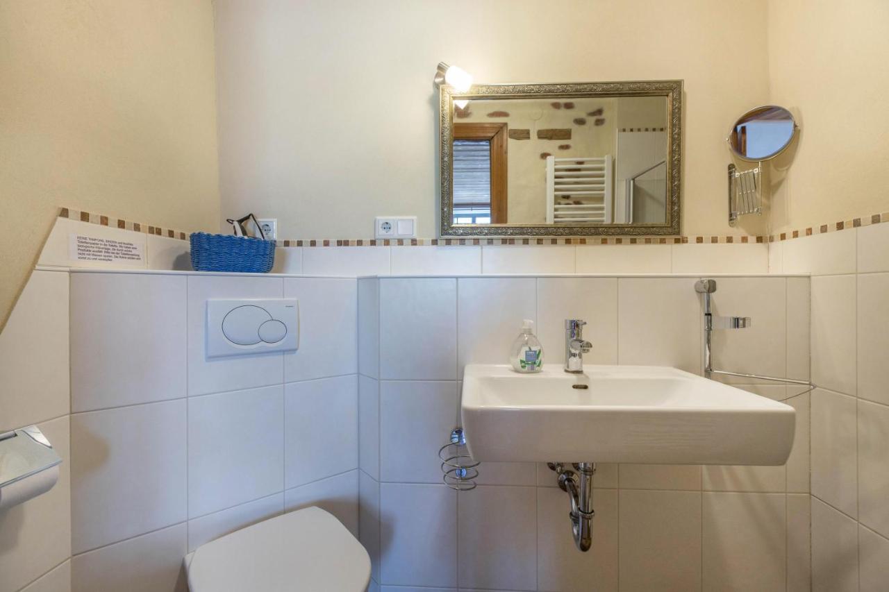 Denkerhof Ferienwohnung Sodalith Reußenköge Buitenkant foto