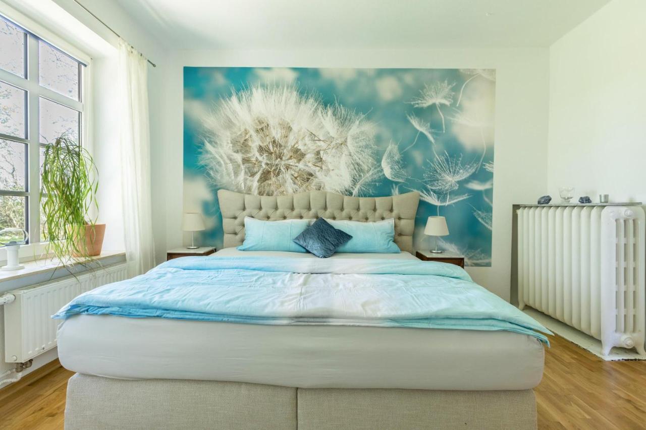 Denkerhof Ferienwohnung Sodalith Reußenköge Buitenkant foto