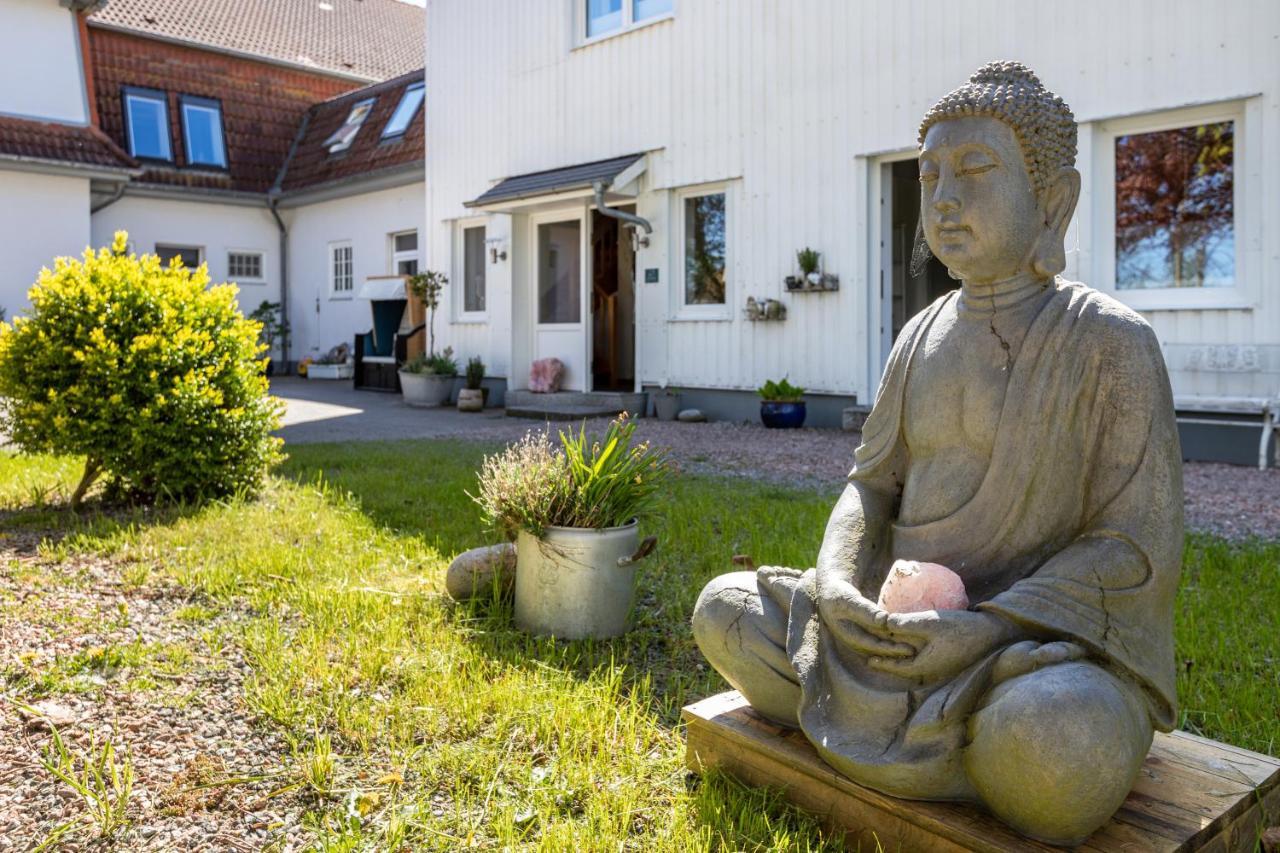 Denkerhof Ferienwohnung Sodalith Reußenköge Buitenkant foto